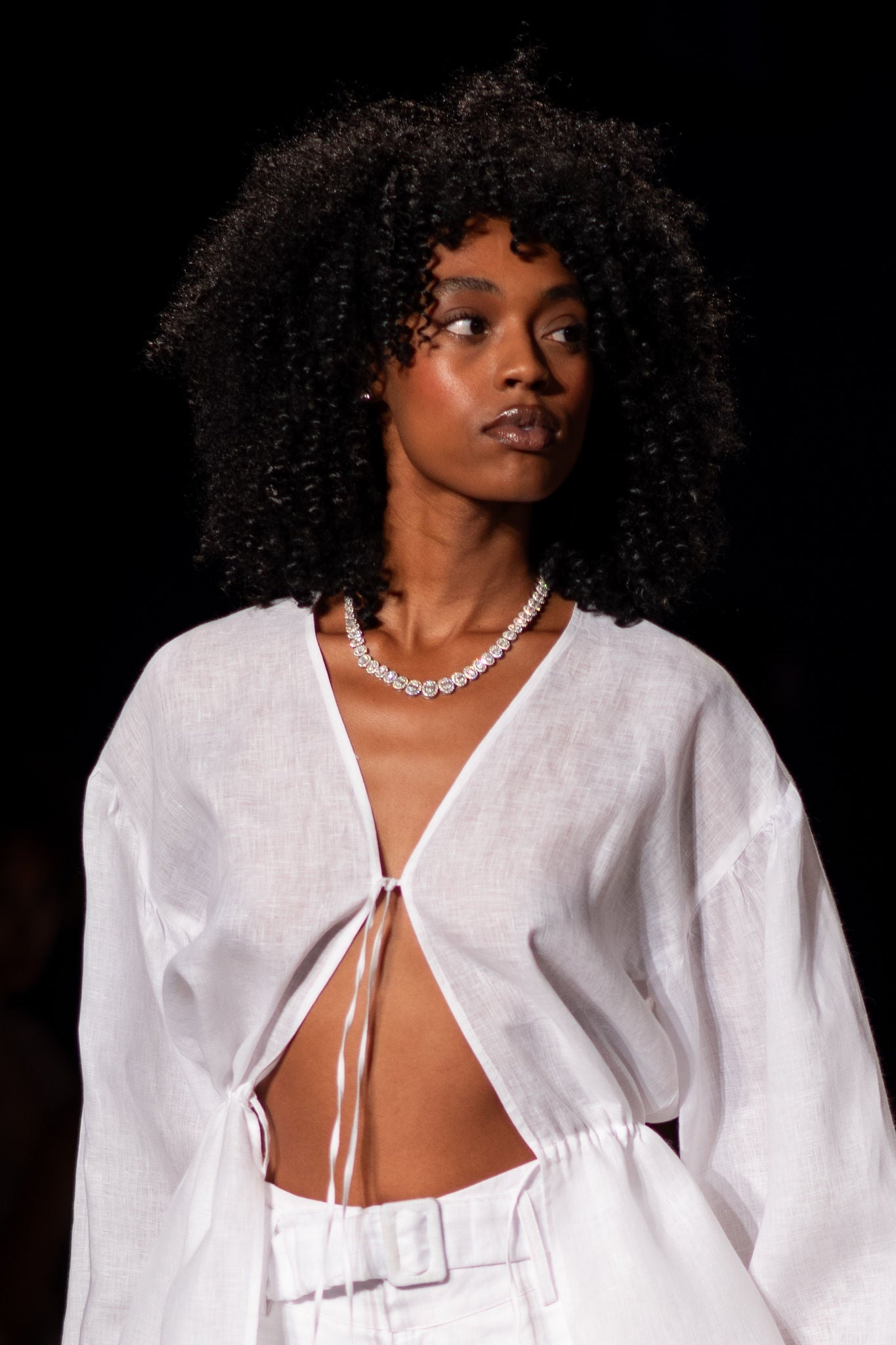 BLUSA LINO ABIERTA JARET CINTURA PECHO M/L RESORTE