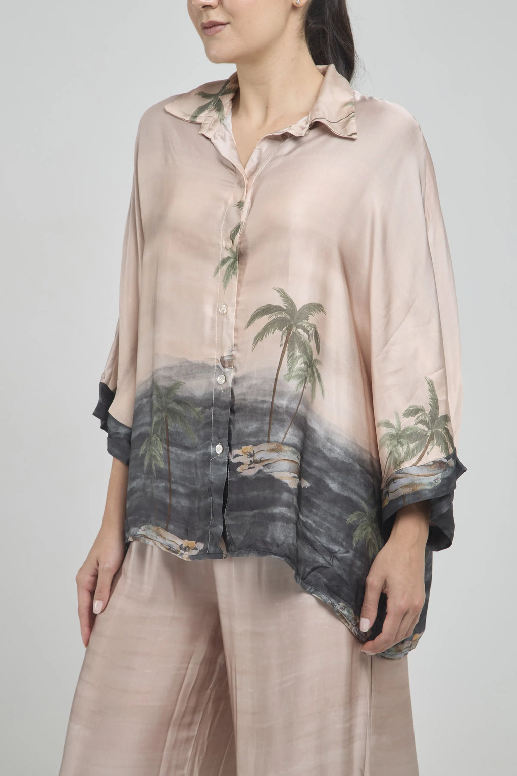 SET EN SATÍN ESTAMPADO