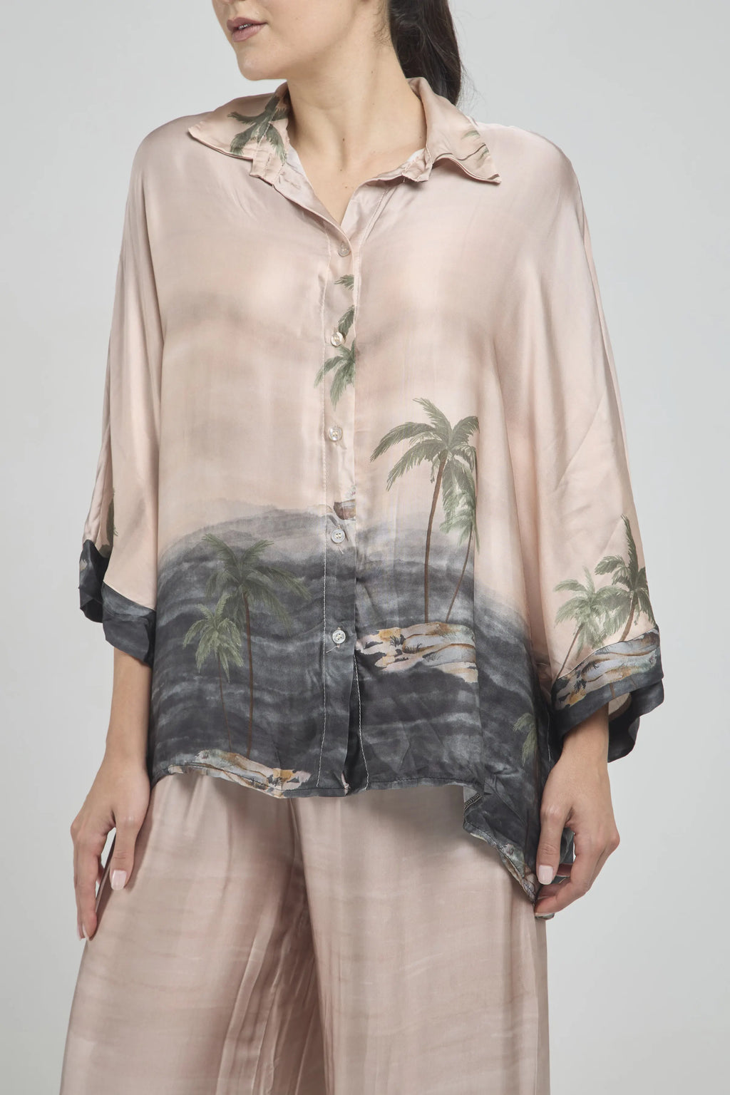 SET EN SATÍN ESTAMPADO