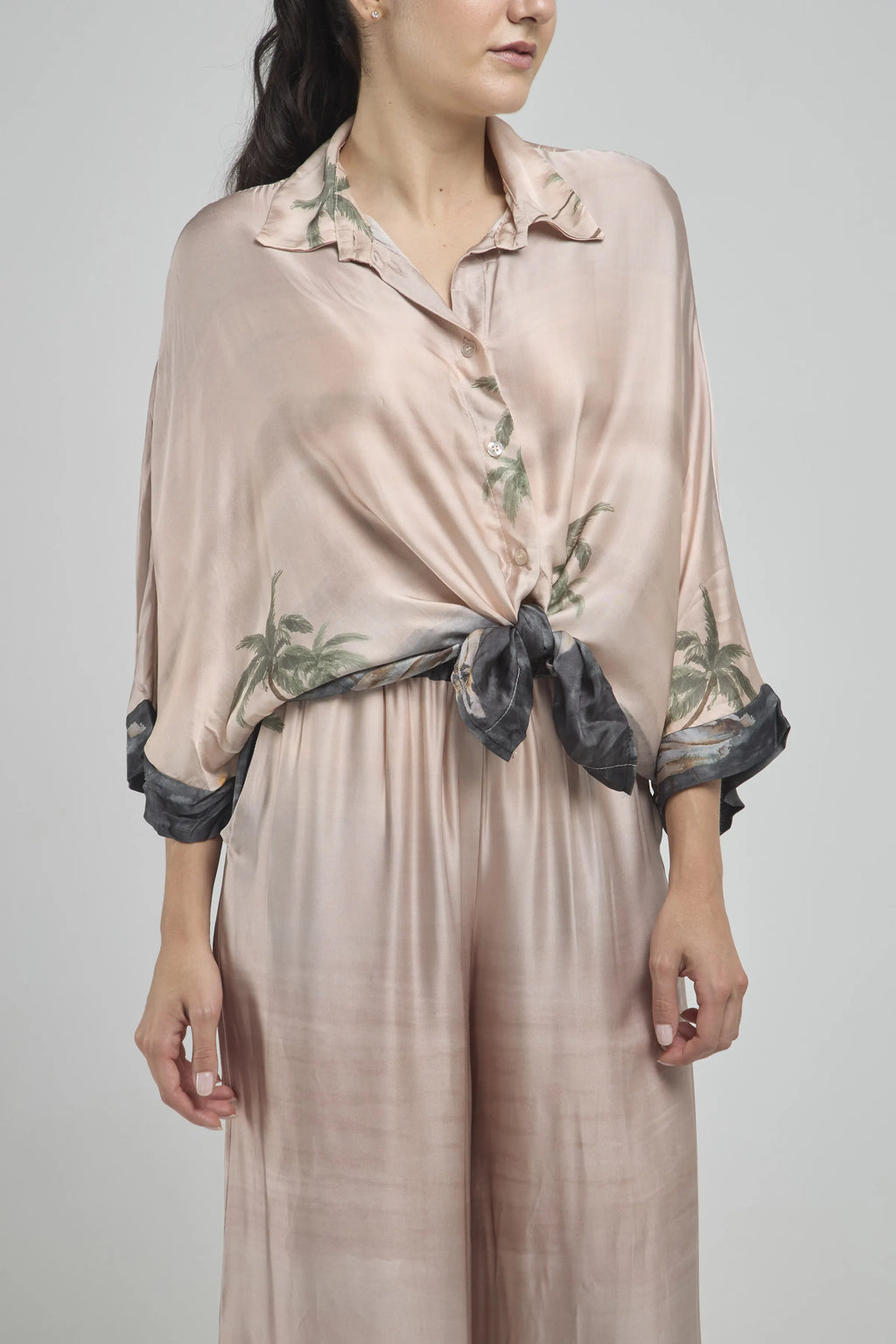SET EN SATÍN ESTAMPADO
