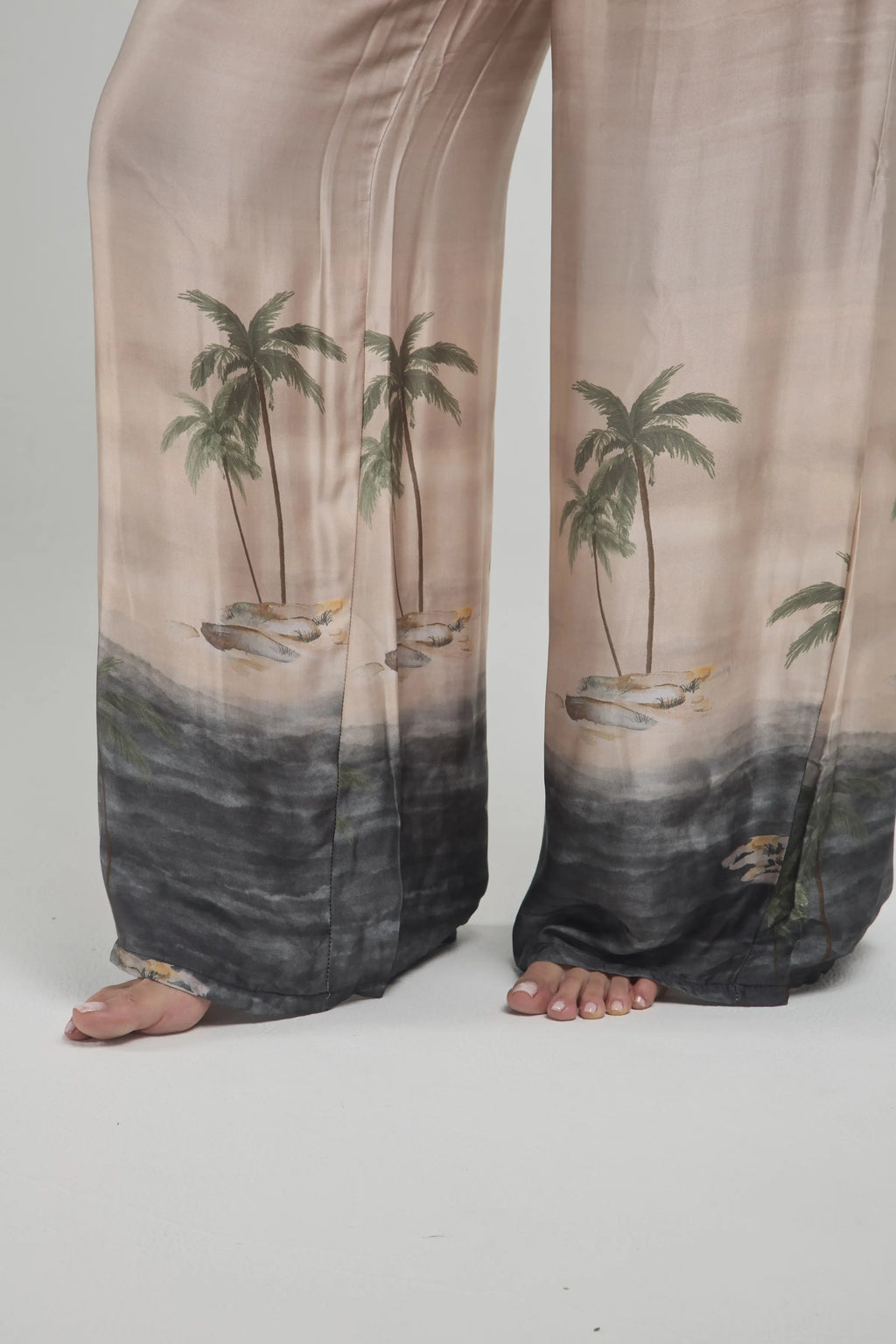 SET EN SATÍN ESTAMPADO