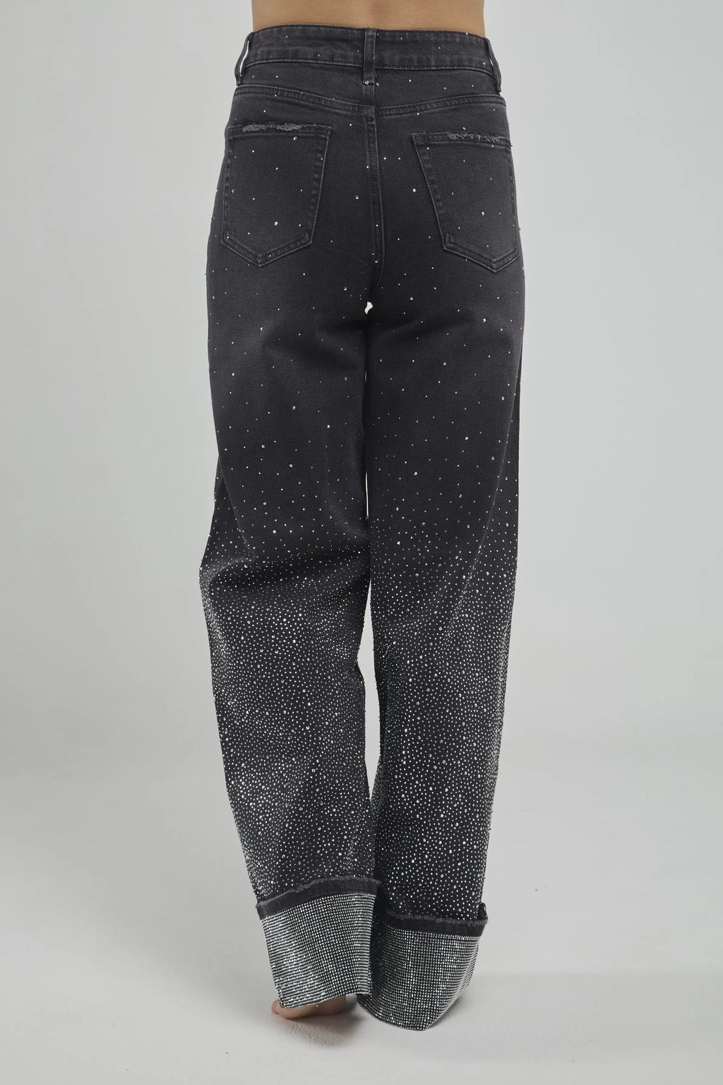 JEANS CHISPAS BOTA RECTA DOBLES CHISPAS