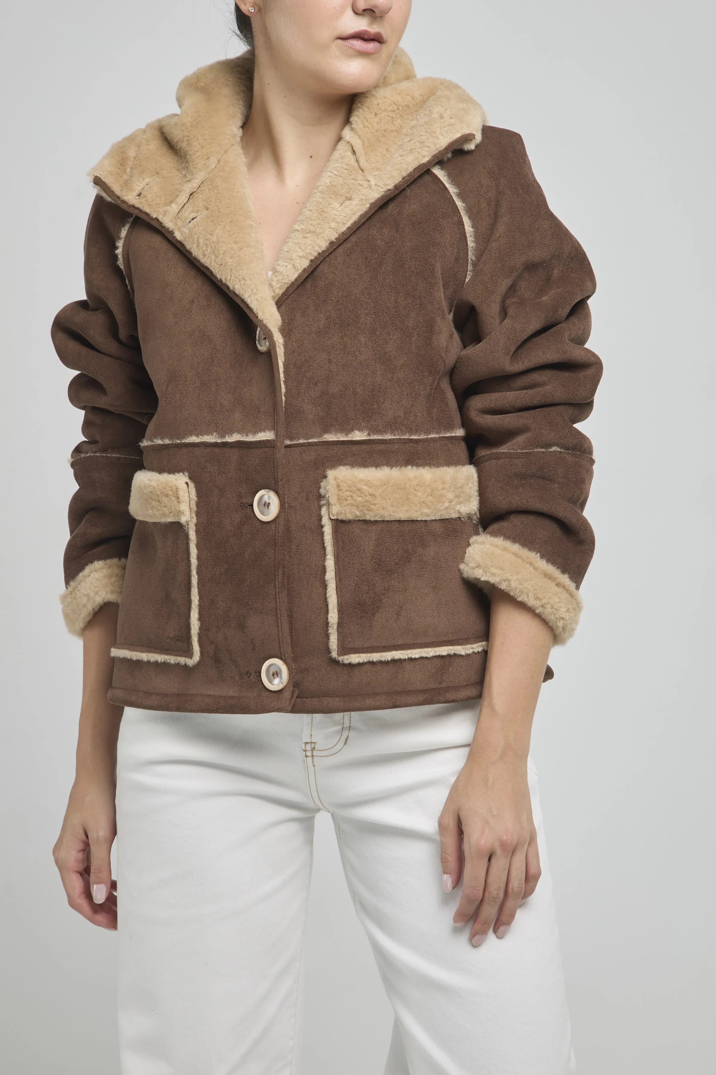 CHOMPA  TERCIOPELO PELUCHE INTERN0