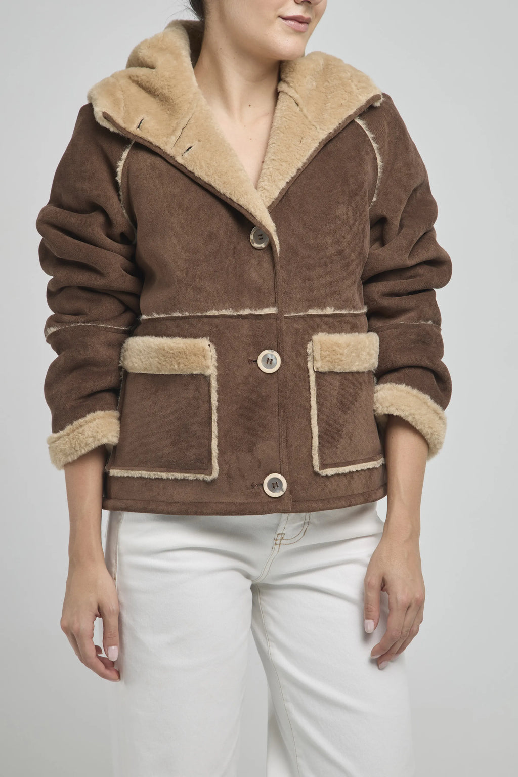 CHOMPA  TERCIOPELO PELUCHE INTERN0