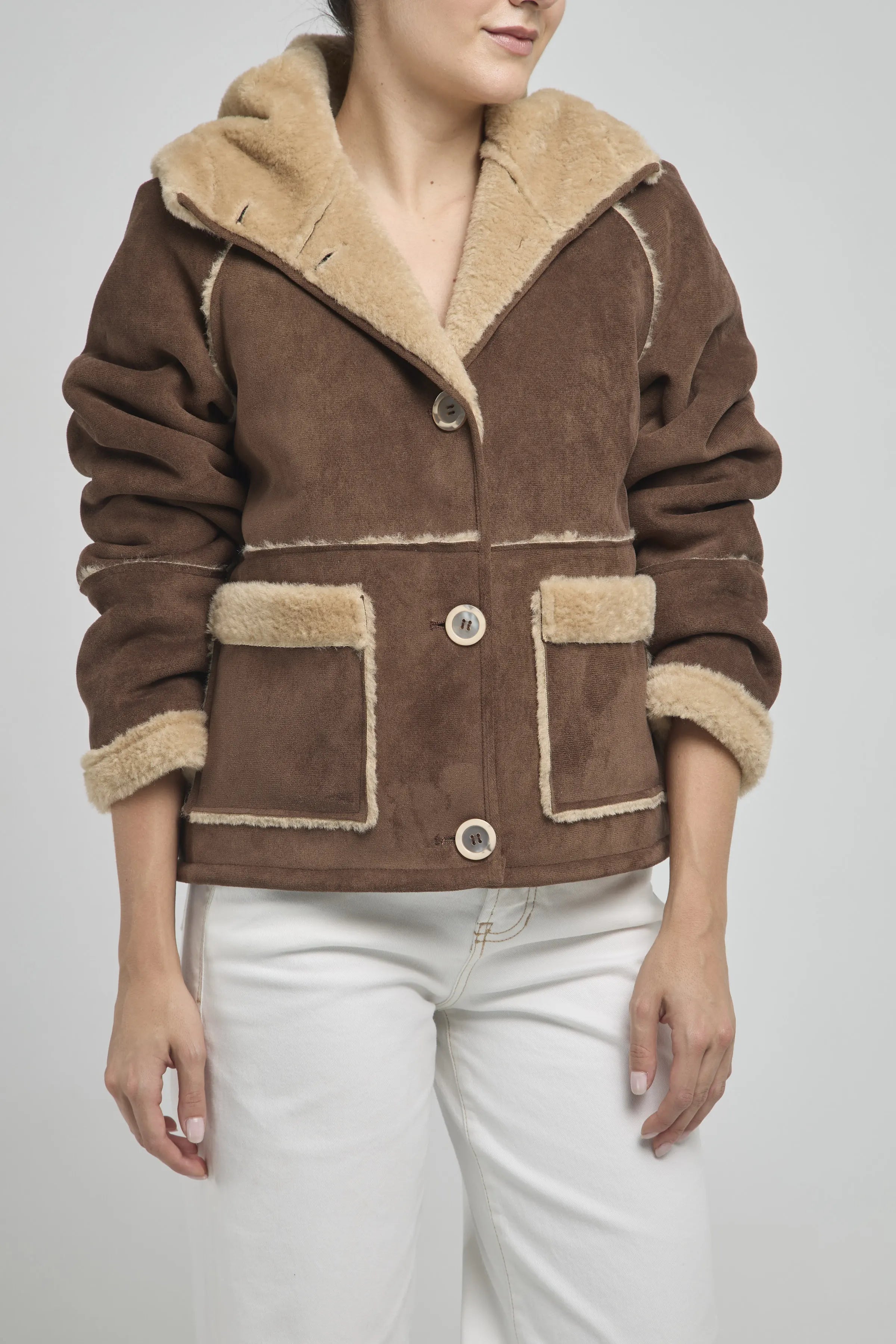 CHOMPA  TERCIOPELO PELUCHE INTERN0