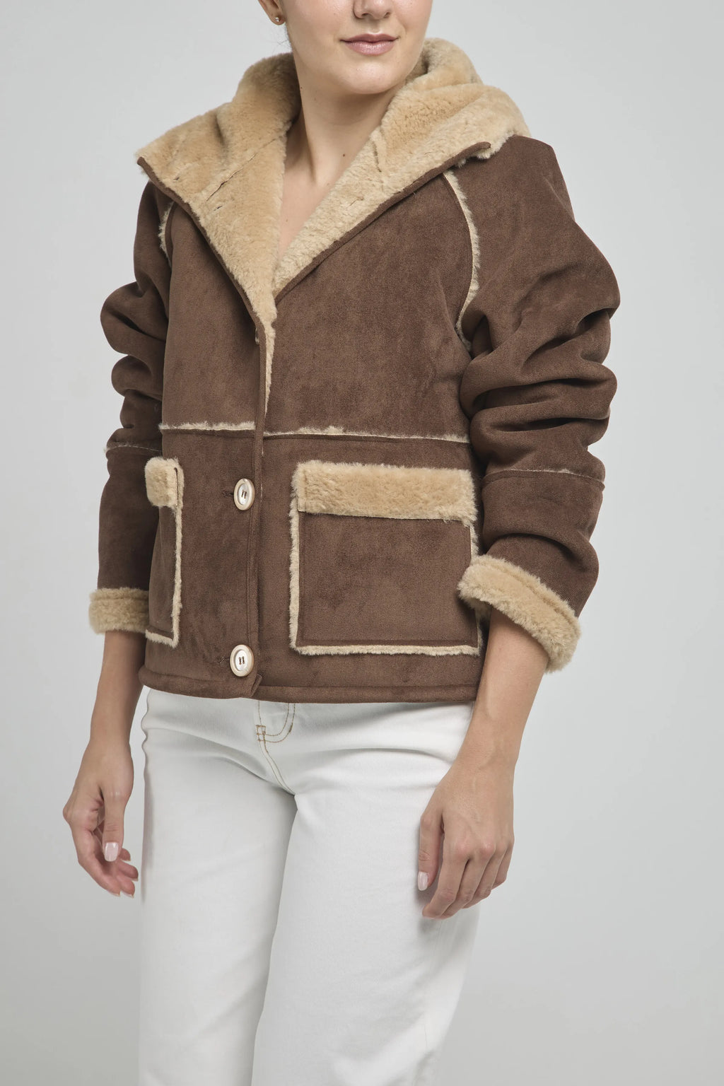 CHOMPA  TERCIOPELO PELUCHE INTERN0