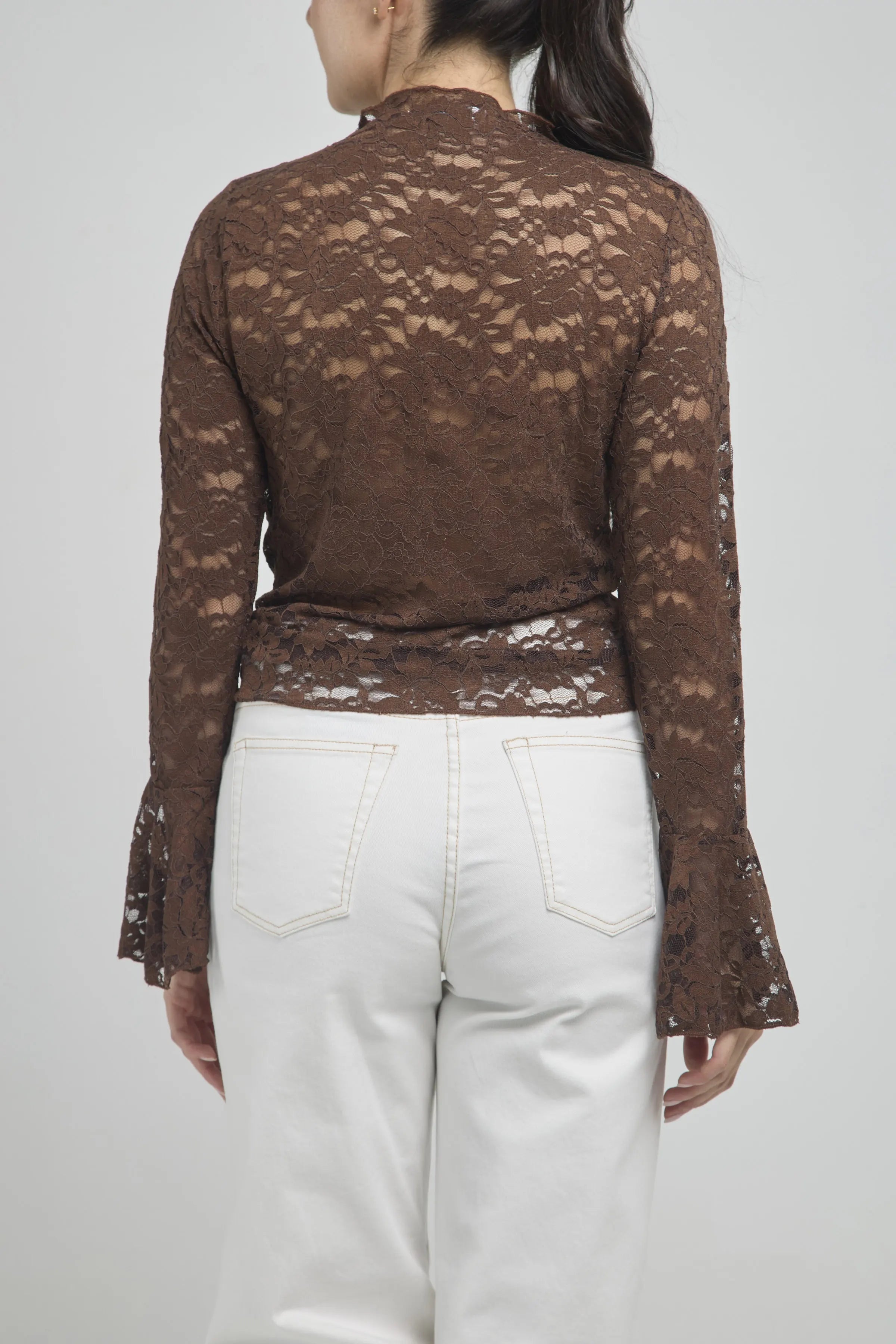 CAMISETA MANGA LARGA CAMPANA EN BLONDA C/R