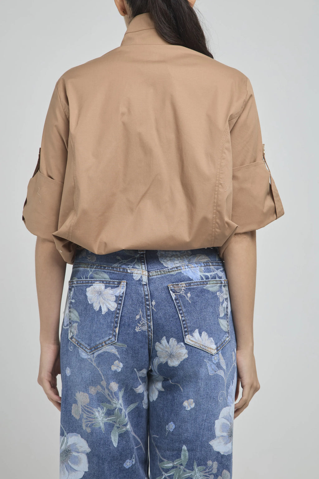 CHAQUETA JARETA CUELLO NERU  BOLSILLO TAPA CHAARRETERA MANGA