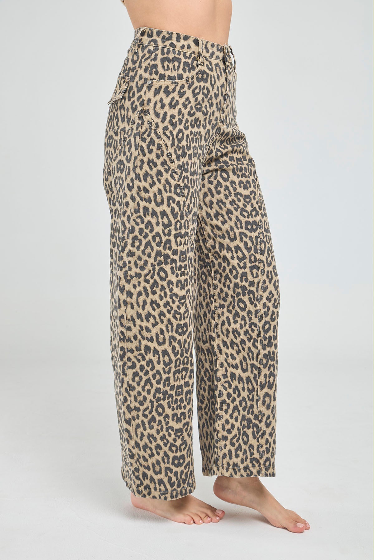 JEANS BOTA ANCHA ANIMAL PRINT
