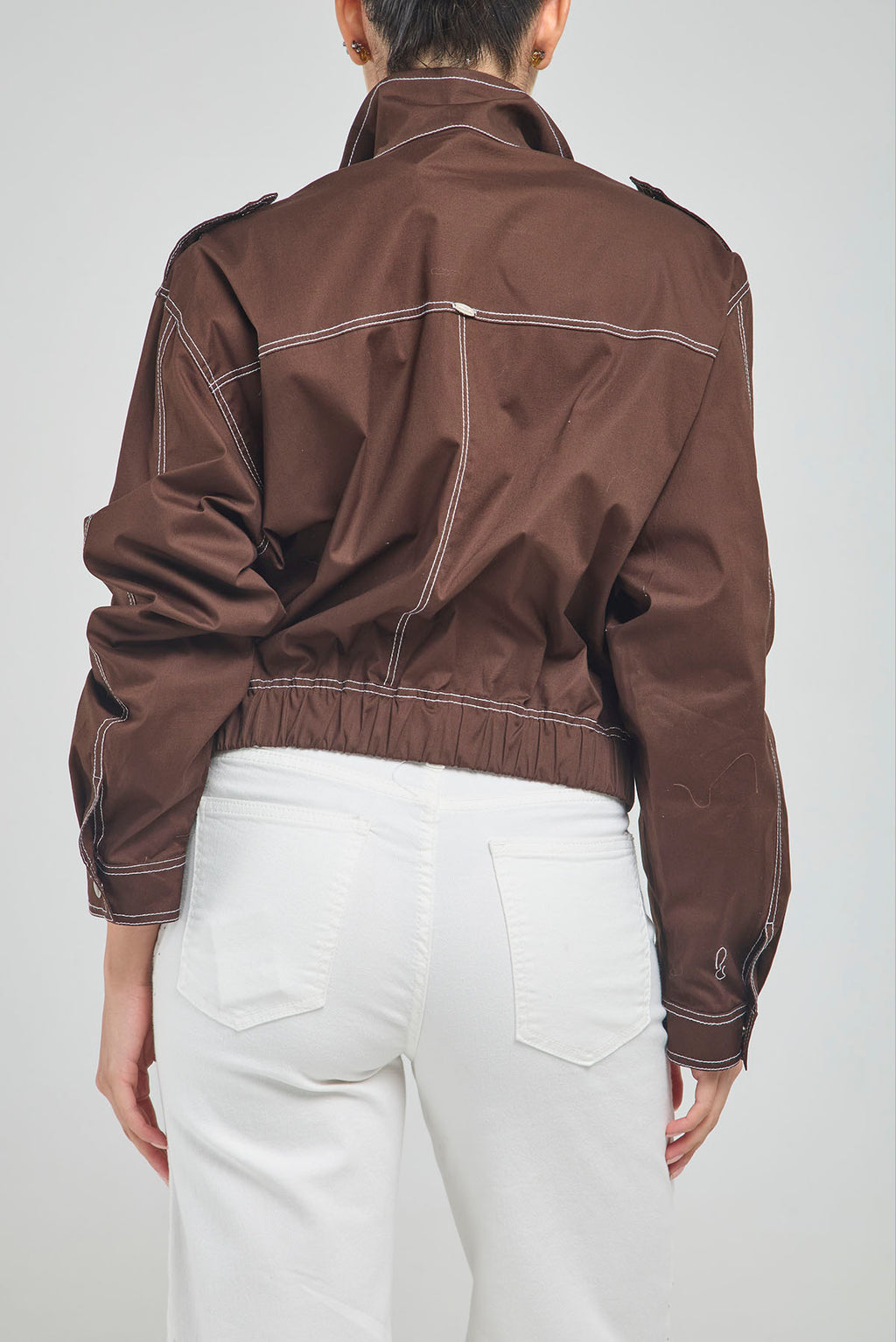 CHAQUETA PESPUNTE BOSI TAPA CIERR C/N CHARRRETERA HOMBRO