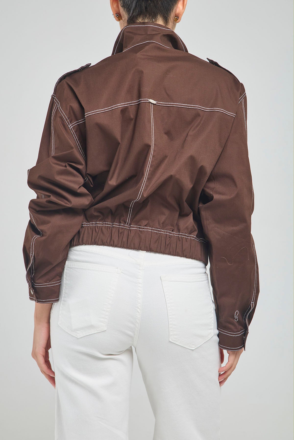 CHAQUETA PESPUNTE BOSI TAPA CIERR C/N CHARRRETERA HOMBRO
