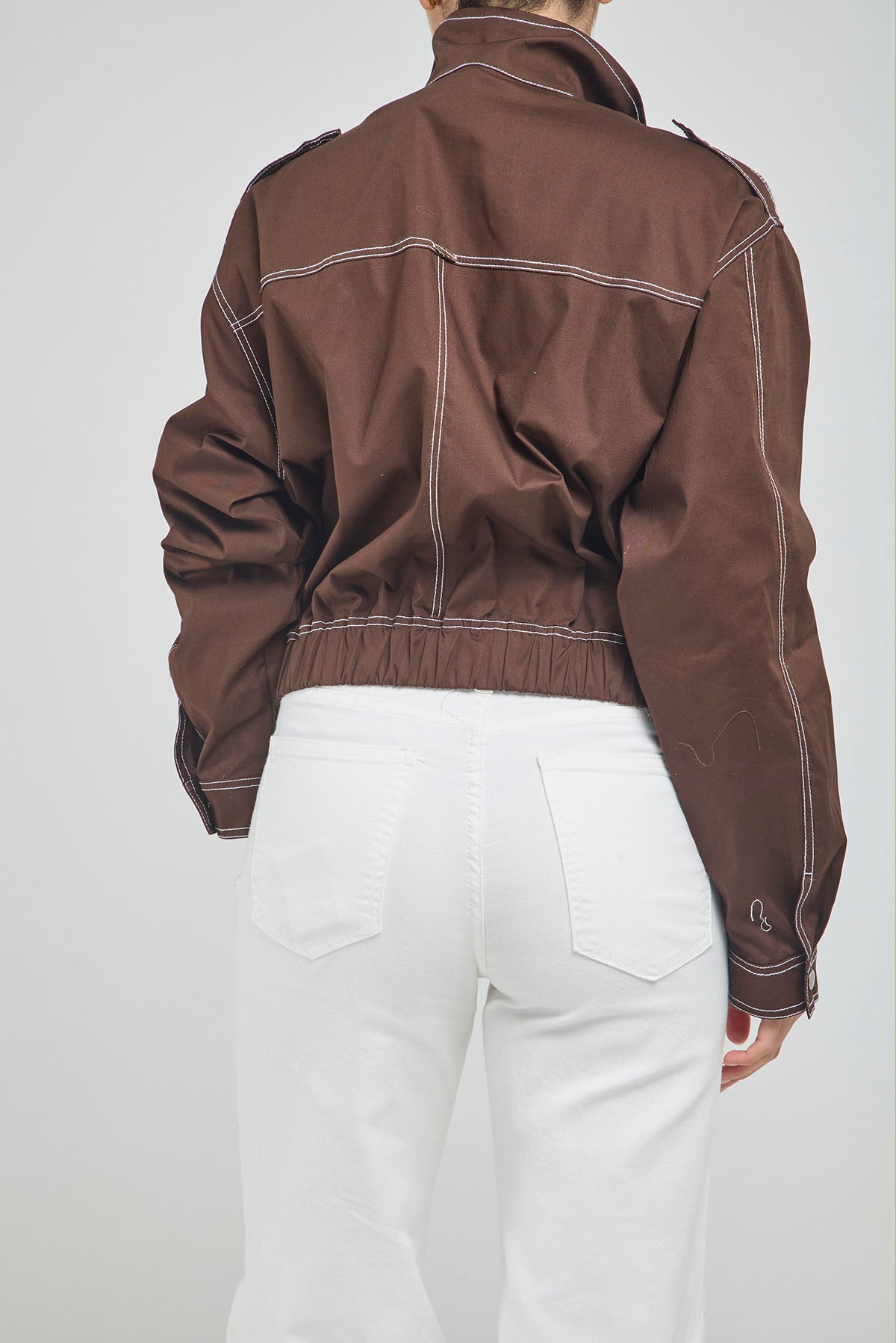 CHAQUETA PESPUNTE BOSI TAPA CIERR C/N CHARRRETERA HOMBRO