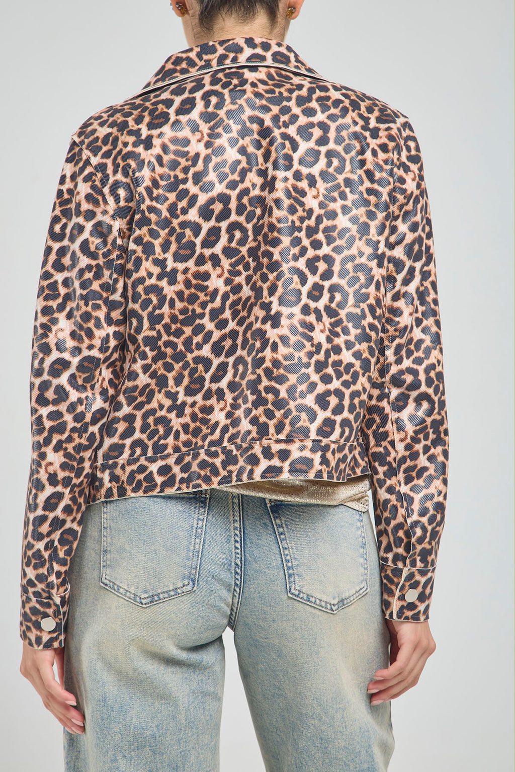 CHAQUETA ANIMAL PRIT BOLSILLO TAPAS BROCHE MANGA LARGA