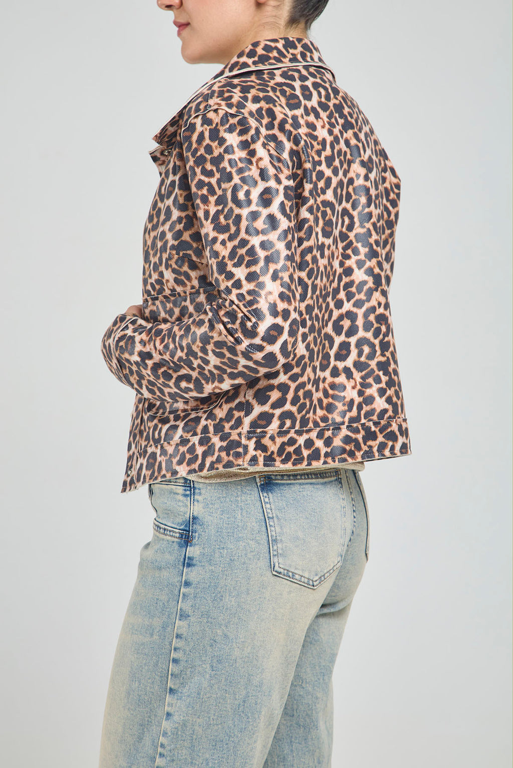 CHAQUETA ANIMAL PRIT BOLSILLO TAPAS BROCHE MANGA LARGA