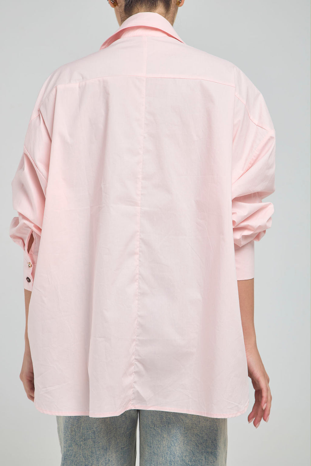CAMISA CORTE LADOS FRENTE BOTON VARIOS CUELLO CAMISERO