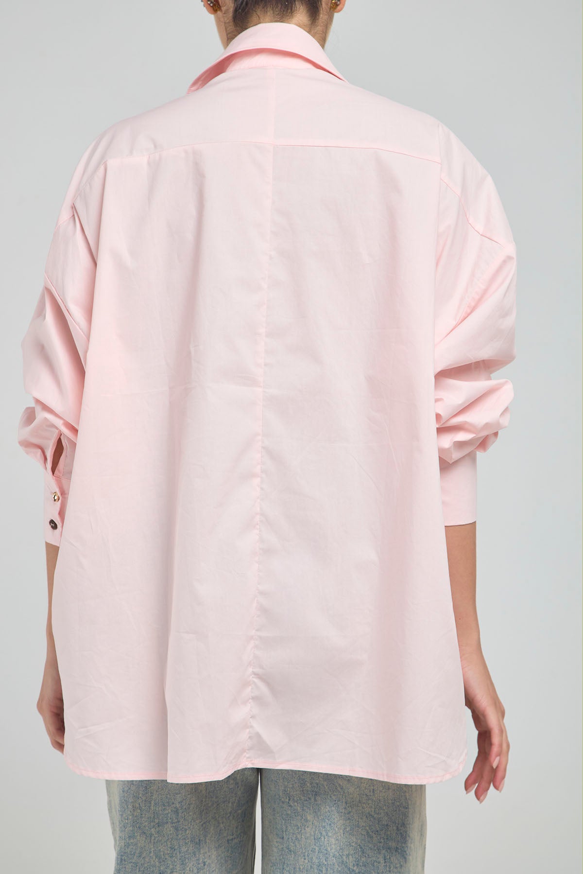 CAMISA CORTE LADOS FRENTE BOTON VARIOS CUELLO CAMISERO