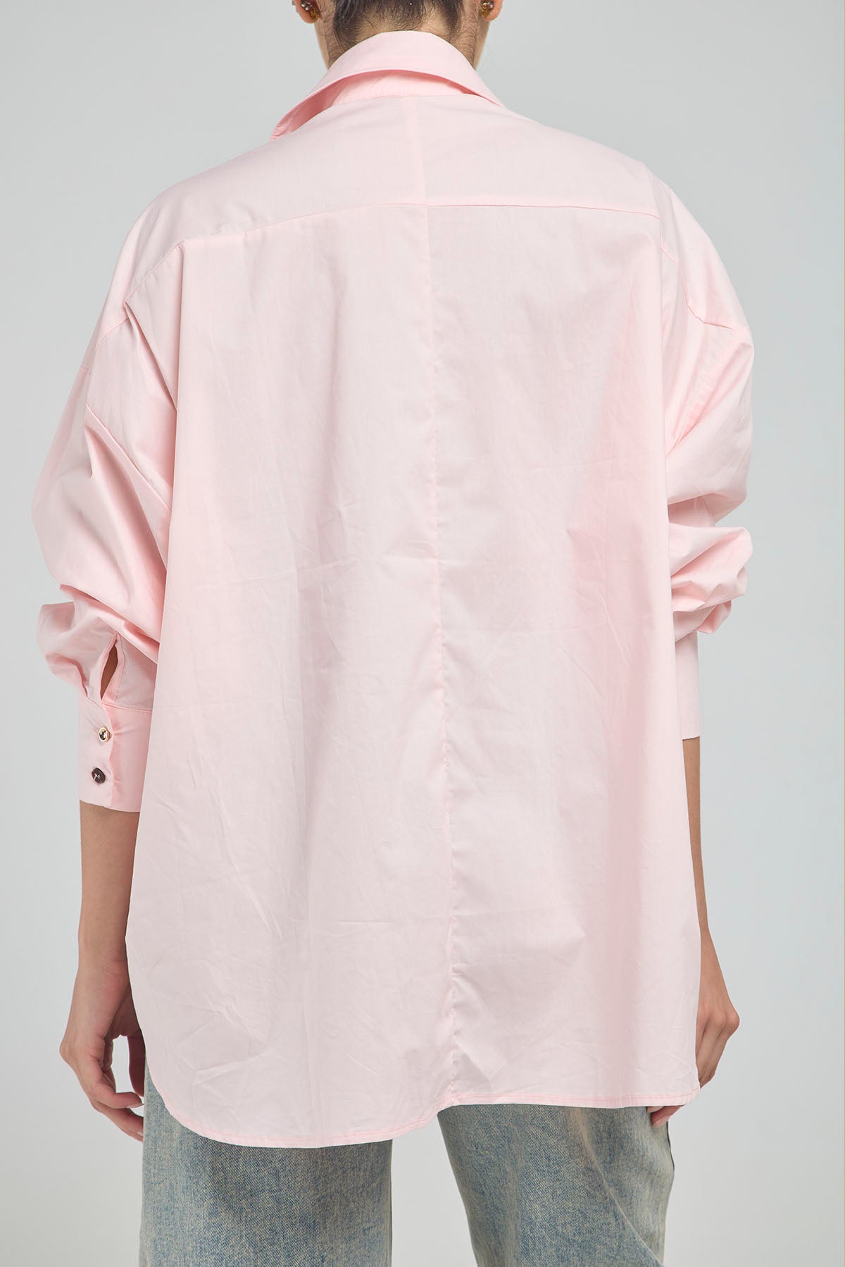CAMISA CORTE LADOS FRENTE BOTON VARIOS CUELLO CAMISERO