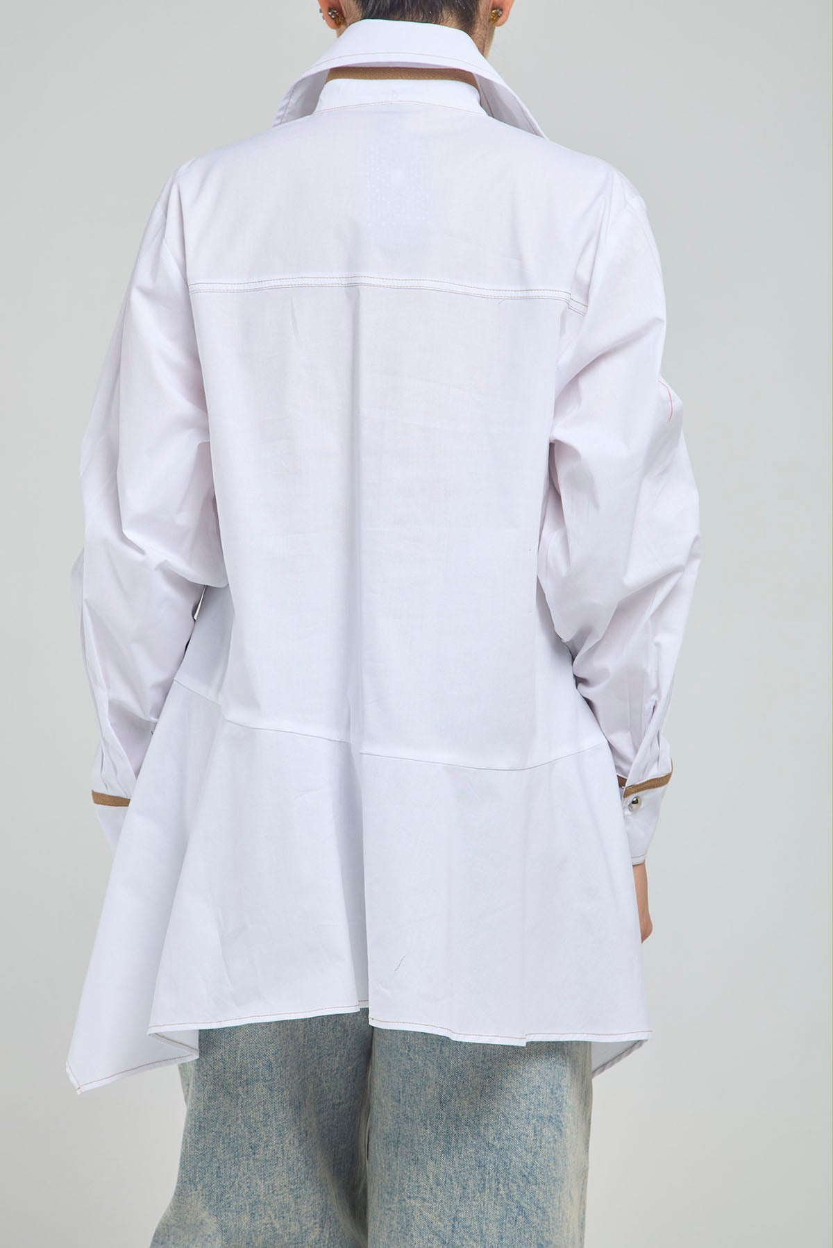 BLUSON CON BOLERO PERILLA INTERNA Y CUELLO CAMISERO
