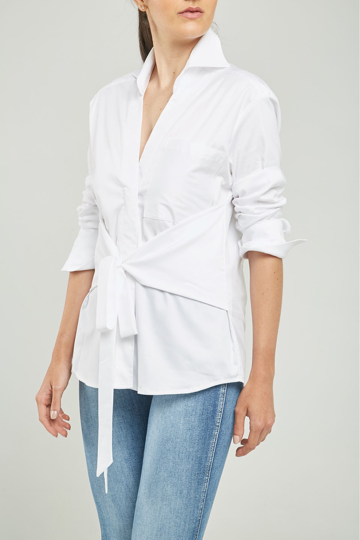 BLUSA PERILLA ESCONDIDA FAJON PEGADO C/C M/L