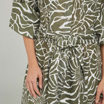 VESTIDO LARGO MANANGA CUELLO CAMISERO BOLSILLO ADELAN