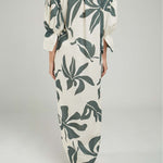 VESTIDO ESTAMPADO TREBOL BOLSILLOS  REC/LAD RES/PU