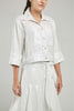 CHAQUETA JASPEADA LUREX BOLSILLO  MANGA 3/4  C/CA