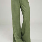 PANTALON PRETINA ELASTICO  HILADILLA LADO BOTA ANCHA