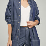 BLUSA BOLSILLO TAPAS GRANDE INFERIOR CN ML RESORTE PUÑO