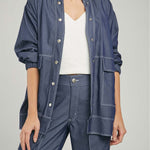 BLUSA BOLSILLO TAPAS GRANDE INFERIOR CN ML RESORTE PUÑO