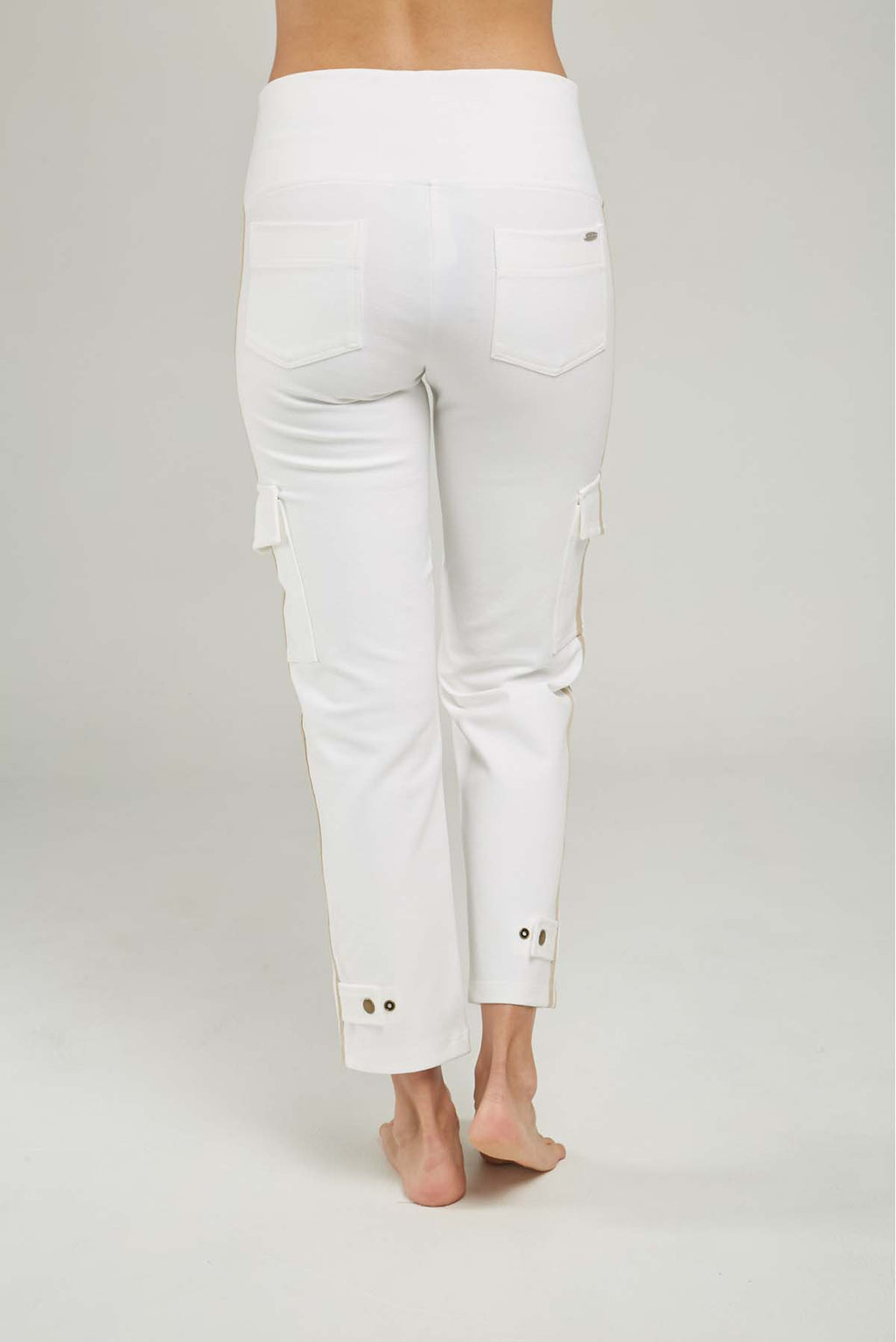 PANTALON CARGO HILADILLA LADO BOTA ESTRECHA TACHES