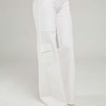 PANTALON TIPO CARGO BOLS BOTA ANCHA PRETINA  ANCHA