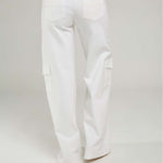 PANTALON TIPO CARGO BOLS BOTA ANCHA PRETINA  ANCHA
