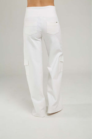 PANTALON TIPO CARGO BOLS BOTA ANCHA PRETINA  ANCHA