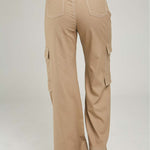 PANTALON  CARGO BOLSILLOS BOTA ANCHA PESPUNTE