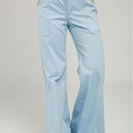PANTALON BOLSILLO RECTANGULAR ADELANTE CIERRE PESESPUNTE BOTA/ANCHA