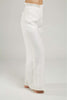 PANTALON LINO BORDE DESFLECADO PESPUNTE CAMEL