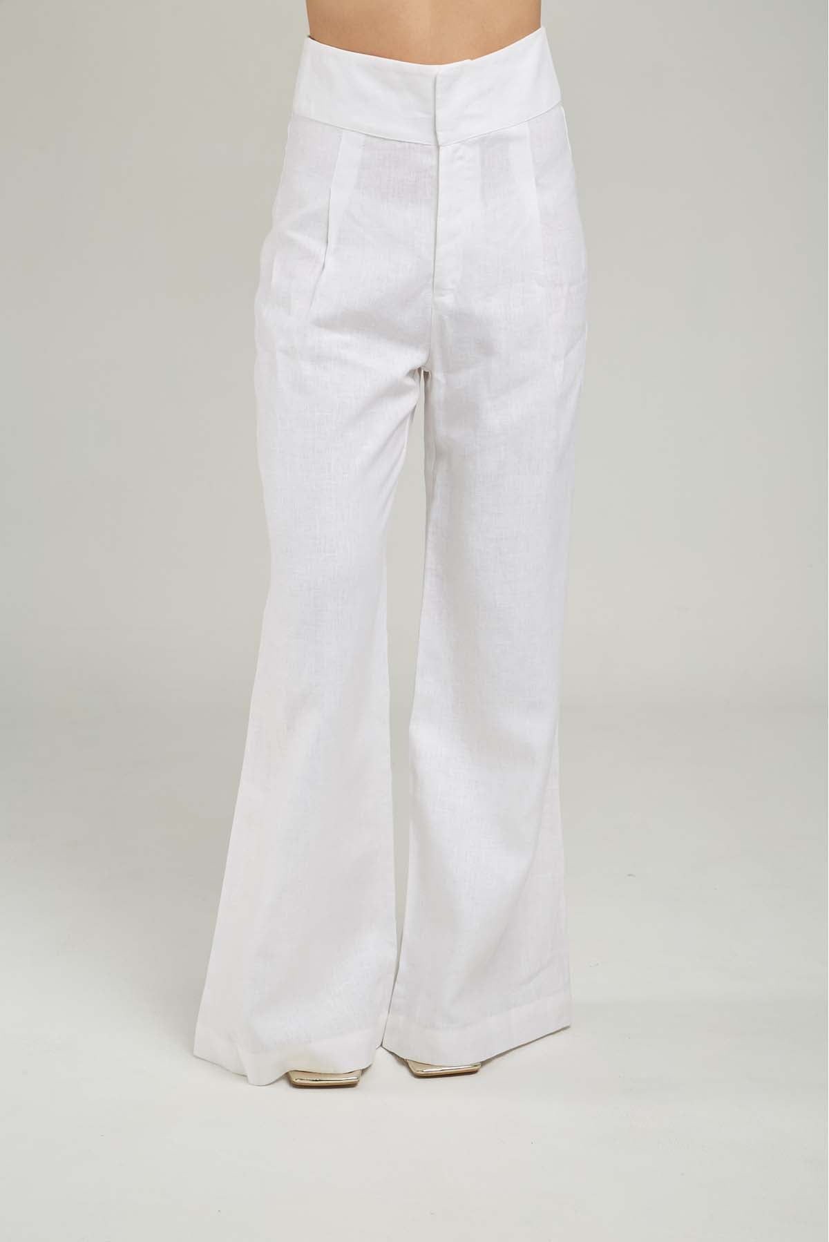 PANTALON LINO BOTA ANCHA PRETINA ANCHA PINSA ANCHA
