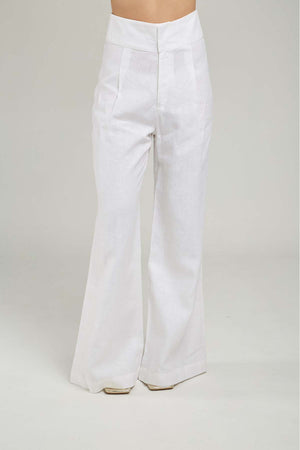 PANTALON LINO BOTA ANCHA PRETINA ANCHA PINSA ANCHA