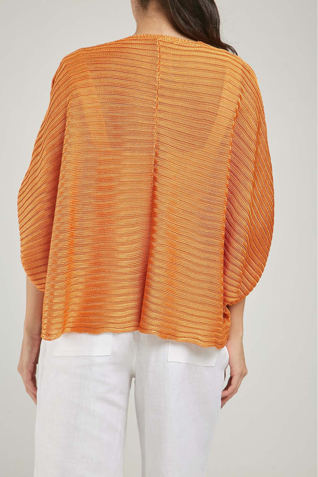 SACO ABIERTO TEJIDO CROCHE ACANALADO PUÑO BRI