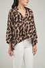 BLUSA ANIMAL PRINT MANGA RANGLA OJAL PUÑO C