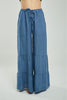 PANTALÓN CORTES HORIZONTAL  JARETA BOTA ANCHA