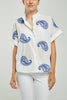 BLUSA BORDADO ARABESCO ADELANTE C/N MANGA RODADA