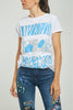 CAMISETA ESTAMPADA ADELANTE RAYOS GOTAS M/C C/RED