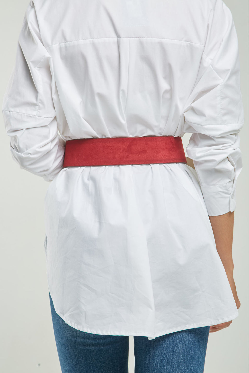 CORREA CUERO HEBILLA CUADRADA PERLAS