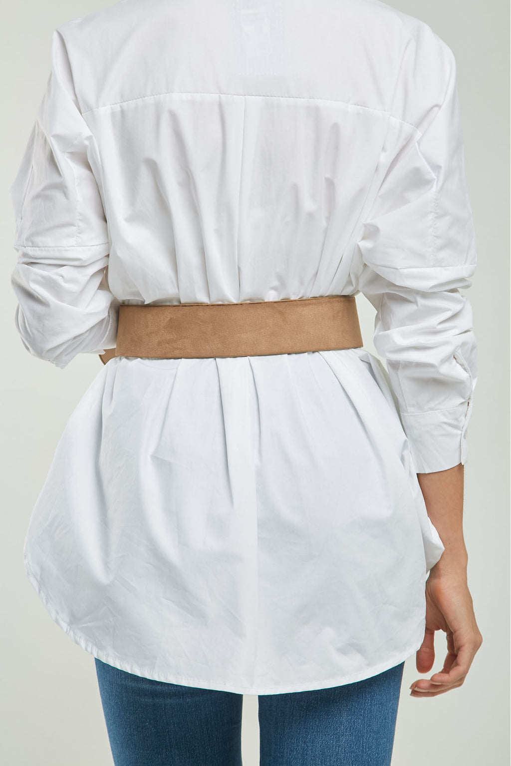 CORREA CUERO HEBILLA CUADRADA PERLAS