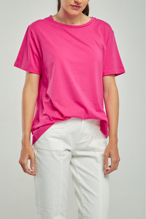 CAMISETA BÁSICA CUELLO REDONDO MANGA CORTA