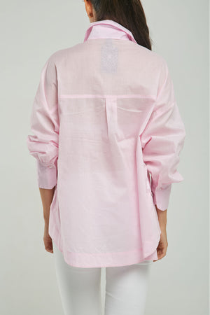 BLUSA PERILLA INTERRUMPIDA  BOLSILLO TAPAS ABERTU LADO