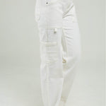 PANTALON DRIL BOLSILLO LADOS BOTA RECTA PASADOR BOLSILLO