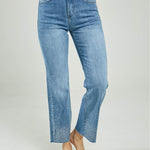 PANTALON JEAN CHISPAS BOTA RUEDO DESFLECADO