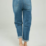 PANTALON JEAN PARCHES JEAN ROTOS BOLSILLO